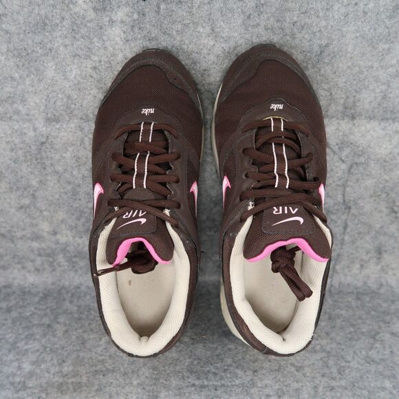 Nike Shoes Womens 9 Sneaker Athletic Trainer Health Walker Air Max Leather Brown - Picture 9 of 16